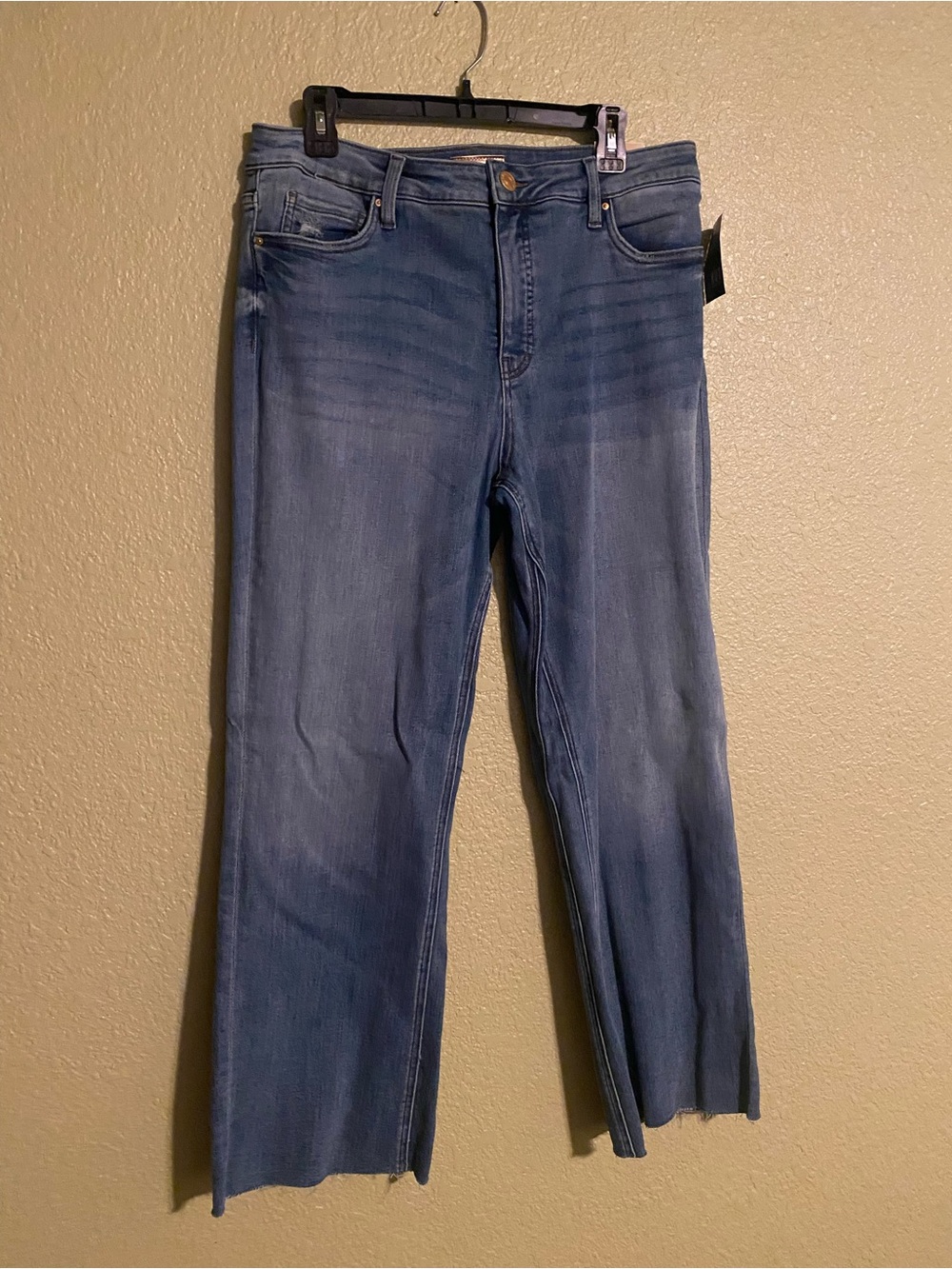 Kut from the Kloth  KELSEY Fab Ab Ankle Flare Raw Hem size 14 NWT